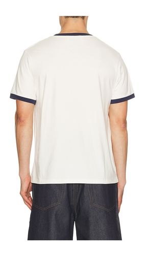 Plus Star Flock Printed Ringer Tee in . Size S. Also in M, L, XL/1X - Duke + Dexter - Modalova