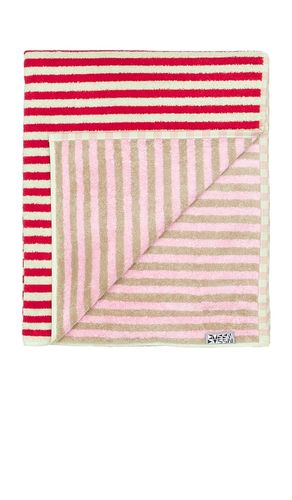 Ladybug stripe bath towel in color beauty: multi size all - Dusen Dusen - Modalova