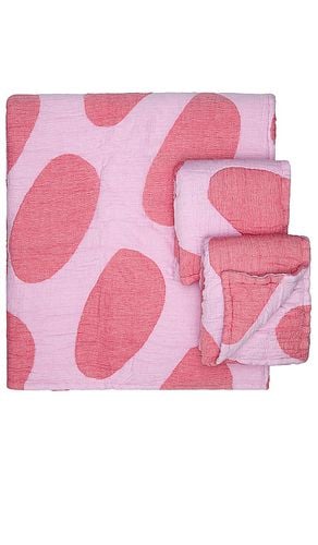 Egg Queen Coverlet Set in Pink - Dusen Dusen - Modalova