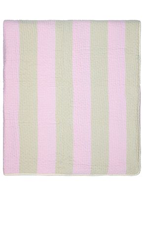 Warm Stripe King Coverlet in Pink - Dusen Dusen - Modalova