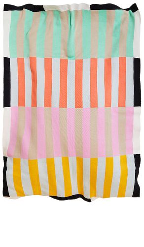 Stripe Knit Throw in Orange - Dusen Dusen - Modalova