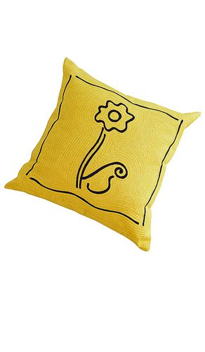 Embroidered Pillow Cover in Yellow - Dusen Dusen - Modalova