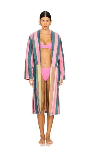 Stripe Bathrobe in Pink,Blue. - size L (also in M, S, XL, XS) - Dusen Dusen - Modalova