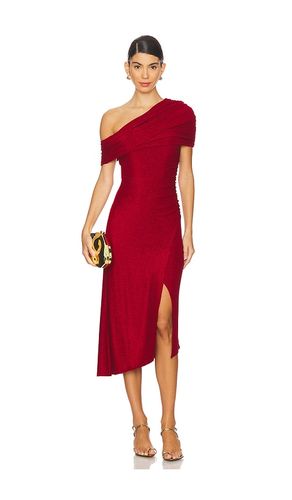 Agustin Midi Dress in Red. - size M (also in XL) - Diane von Furstenberg - Modalova