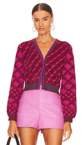 Macaria Cardigan in Pink. - size L (also in XL) - Diane von Furstenberg - Modalova