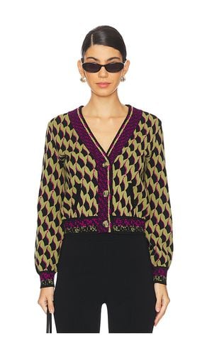 Bryant Cardigan in Olive, Purple. - size L (also in M, S, XL, XS, XXS) - Diane von Furstenberg - Modalova