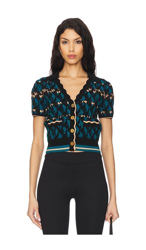 Lucine Sweater in Teal,Black,Blush. - size S (also in XS) - Diane von Furstenberg - Modalova