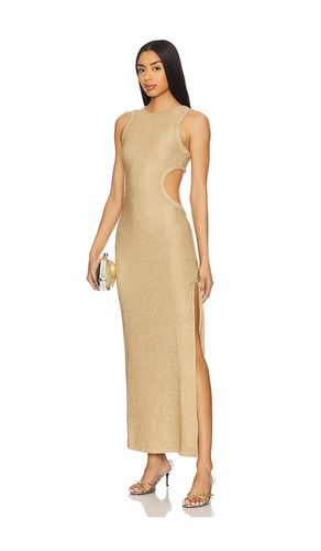 Maxine Dress in Metallic Gold. - size L (also in M, S, XL) - DEVON WINDSOR - Modalova