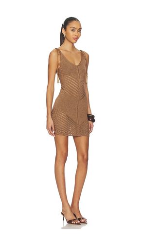 Halle Mini Dress in Taupe. - size S (also in XS) - DEVON WINDSOR - Modalova