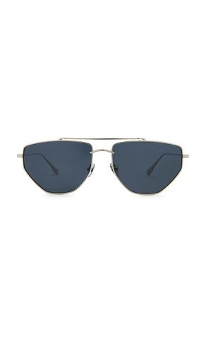 Rio Sunglasses in Metallic Silver - DEVON WINDSOR - Modalova