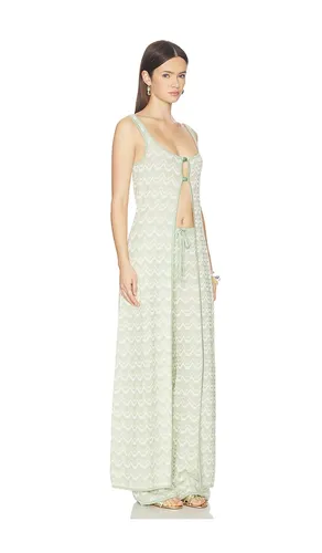 Fara top en color green,gold talla S (también en M, XS) - DEVON WINDSOR - Modalova
