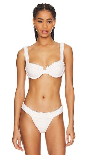 Palmer Bikini Top in Cream. - size L (also in M, S, XL, XS) - DEVON WINDSOR - Modalova