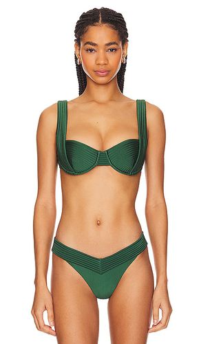 Rue Bikini Top in Dark Green. - size L (also in M, S, XL, XS) - DEVON WINDSOR - Modalova