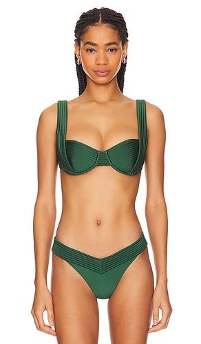 Rue Bikini Top in Dark Green. - size L (also in XL, XS) - DEVON WINDSOR - Modalova