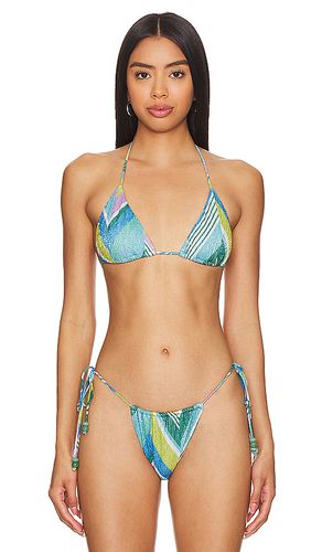 Winona Bikini Top in Blue. - size S (also in XS) - DEVON WINDSOR - Modalova