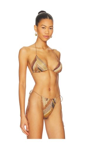 Winona Triangle Bikini Top in Tan. - size XS (also in M, L) - DEVON WINDSOR - Modalova