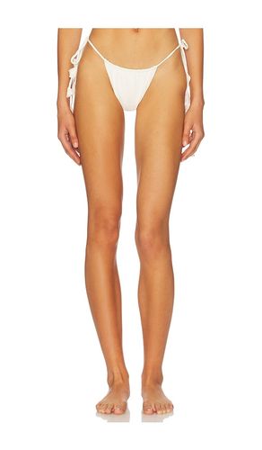 Elisa Side Tie Bikini Bottom in Ivory. - size M (also in L) - DEVON WINDSOR - Modalova