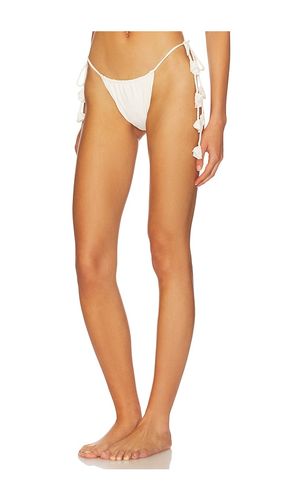 Elisa Side Tie Bikini Bottom in Ivory. - size L (also in M) - DEVON WINDSOR - Modalova