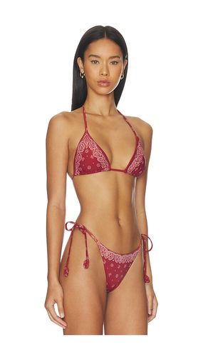 Elis Bikini Top in Red. - size L (also in M, S) - DEVON WINDSOR - Modalova