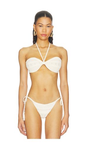 Vana Bikini Top in Cream. - size L (also in M, S, XL, XS) - DEVON WINDSOR - Modalova