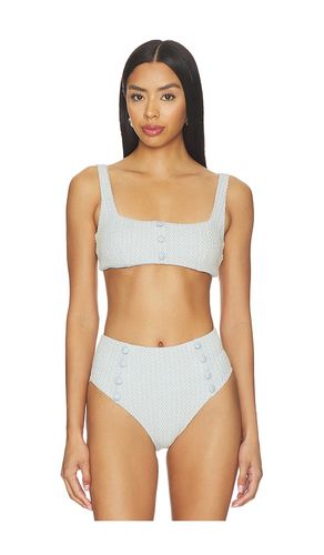 Mya Bikini Top in Baby Blue. - size S (also in XS, M, L) - DEVON WINDSOR - Modalova