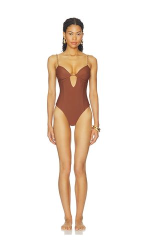 Dawn One Piece in Brown. - size M (also in S, XS) - DEVON WINDSOR - Modalova