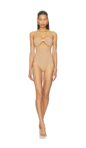 Izzie One Piece in Metallic Gold. - size L (also in M, S, XS) - DEVON WINDSOR - Modalova