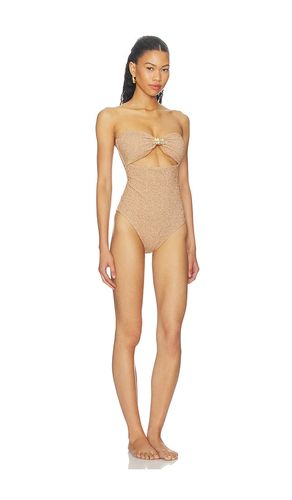 Izzie One Piece in Metallic Gold. - size L (also in M, S, XS) - DEVON WINDSOR - Modalova