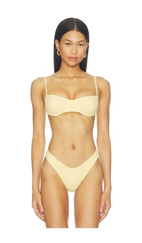 Laurel Bikini Top in Yellow. - size M (also in S, XS) - DEVON WINDSOR - Modalova