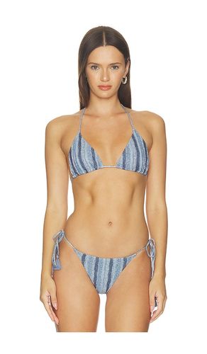 Coco Bikini Top in Blue. - size XS (also in S, M, L, XL) - DEVON WINDSOR - Modalova