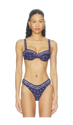 Lara Bikini Top in Navy. - size M (also in S, XS) - DEVON WINDSOR - Modalova