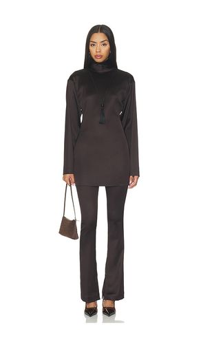X Blake Evin Ivan Mini Dress in Chocolate. - size L (also in M, S, XL, XS, XXS) - EAVES - Modalova