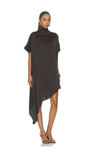 Noss Asym Mini Dress in Chocolate. - size S (also in XS) - EAVES - Modalova