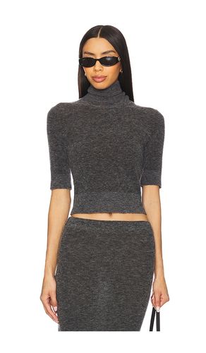 Mae Knit Top in Charcoal. - size L (also in M, XL) - EAVES - Modalova