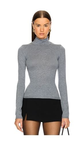 Maxine Turtleneck Sweater in Grey. - size L (also in M, S, XL) - EAVES - Modalova