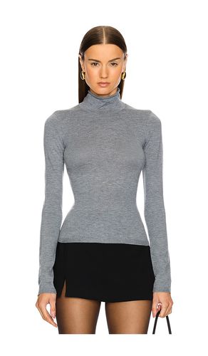 Maxine Turtleneck Sweater in Grey. - size L (also in M, S, XL, XS) - EAVES - Modalova