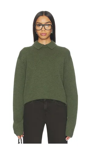 Oaklee Collared Sweater in Green. - size L (also in M, S, XL, XS, XXS) - EAVES - Modalova