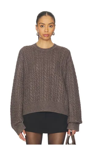 Laci Cable Crewneck in Taupe. - size M (also in XL, XS, XXS) - EAVES - Modalova