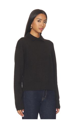 Oaklee Collared Sweater in Chocolate. - size L (also in M, S, XL, XS, XXS) - EAVES - Modalova