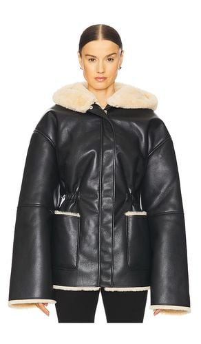 Santiago Faux Leather Coat in . Size S, XL - EAVES - Modalova