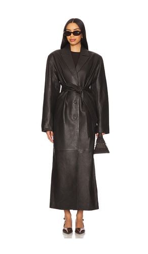 Formosa Leather Coat in . Size M - EAVES - Modalova