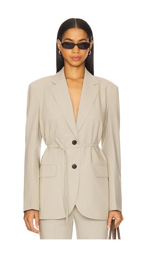 Siya Belted Blazer in Beige. - size L (also in S, XL) - EAVES - Modalova