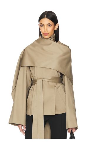 Yuna Crop Trench in Brown. - size L (also in S, XL) - EAVES - Modalova