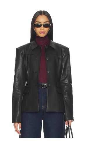 Aina Leather Cinched Jacket in . Size S. Also in XS, M, L - EAVES - Modalova
