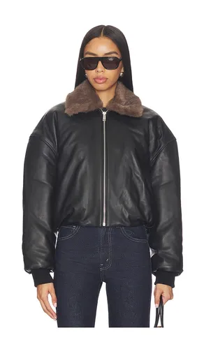 Norna Leather Bomber Jacket in . Size XL. Also in XXS - EAVES - Modalova