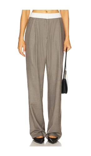 Auri Trouser in Grey. - size L (also in M, S, XS) - EAVES - Modalova
