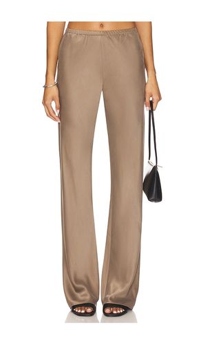 X Coco Loretta Silk Bias Pant in Taupe. - size M (also in XL) - EAVES - Modalova