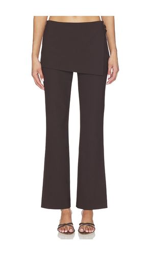 Dana Apron Pant in Brown. - size L (also in S, XS, XXS) - EAVES - Modalova