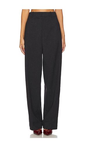 Kira Melange Suiting Pants in Black. - size L (also in M, XL) - EAVES - Modalova