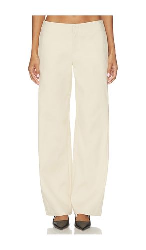 Ari Compact Suiting Pant in Beige. - size L (also in M, S, XL, XS, XXS) - EAVES - Modalova